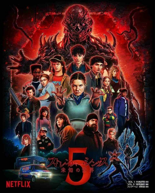 『ストレンジャー・シングス』最終章シーズン5が11月27日より配信開始