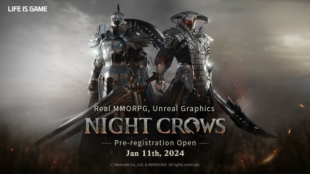 UE5(Unreal Engine5)基盤の大規模MMORPG「Night Crows」グローバルの事前登録開始