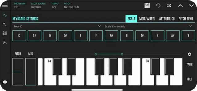 iPhone/iPadシンセサイザー『DRC - Polyphonic Synthesizer』