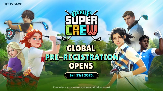 スマホゴルフゲーム『Golf Super Crew（ゴルフ・スーパー・クルー）』が2025年1月21日(火)からグローバル事前予約を開始