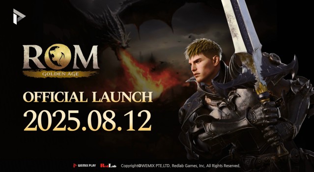 WEMADE、PC・スマートフォン向けWeb3 MMORPG『ROM: Golden Age』8月12日より正式サービスを開始！