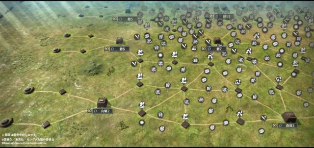 『キングダム』の世界の広大な戦場が3Dマップで表現