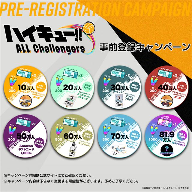 事前登録キャンペーン